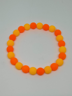 Náramek neonový - oranžový